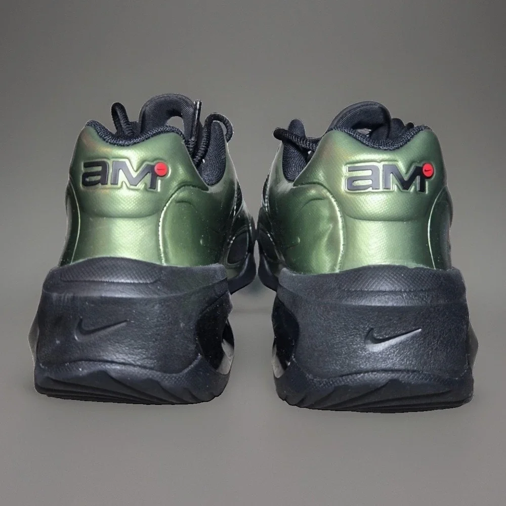 Women's Size 6.5 Nike Air Max Muse Sneakers Black/ Green FV1920-004 Custom